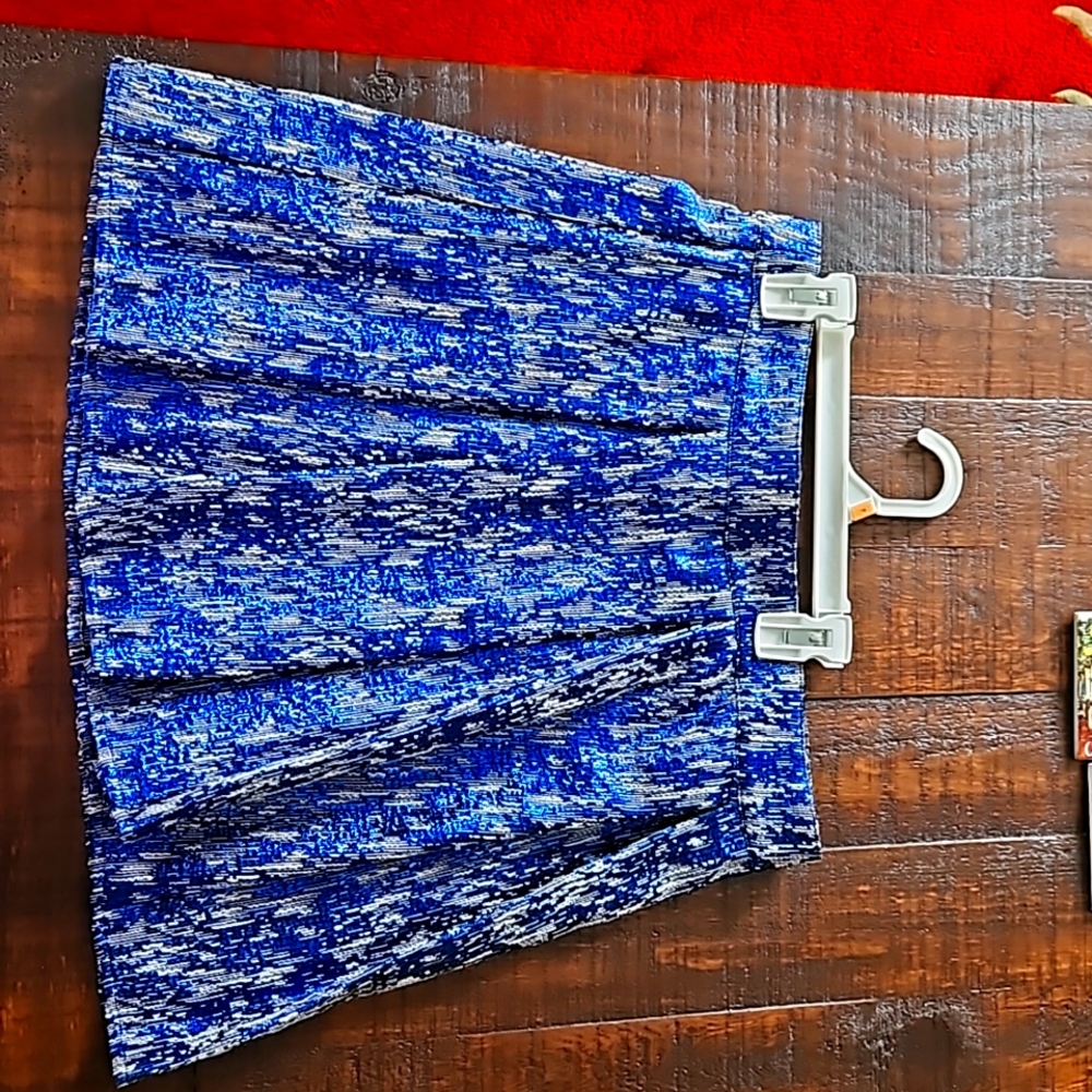 HIGH RISE MINI BROCADE SKIRT